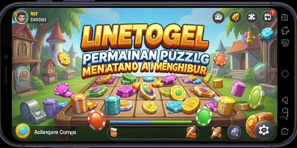 Tampilan gameplay LINETOGEL yang penuh tantangan.