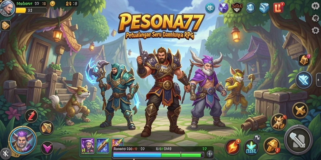 Tampilan menarik dari gameplay PESONA77 yang seru dan mendebarkan dalam petualangan RPG.