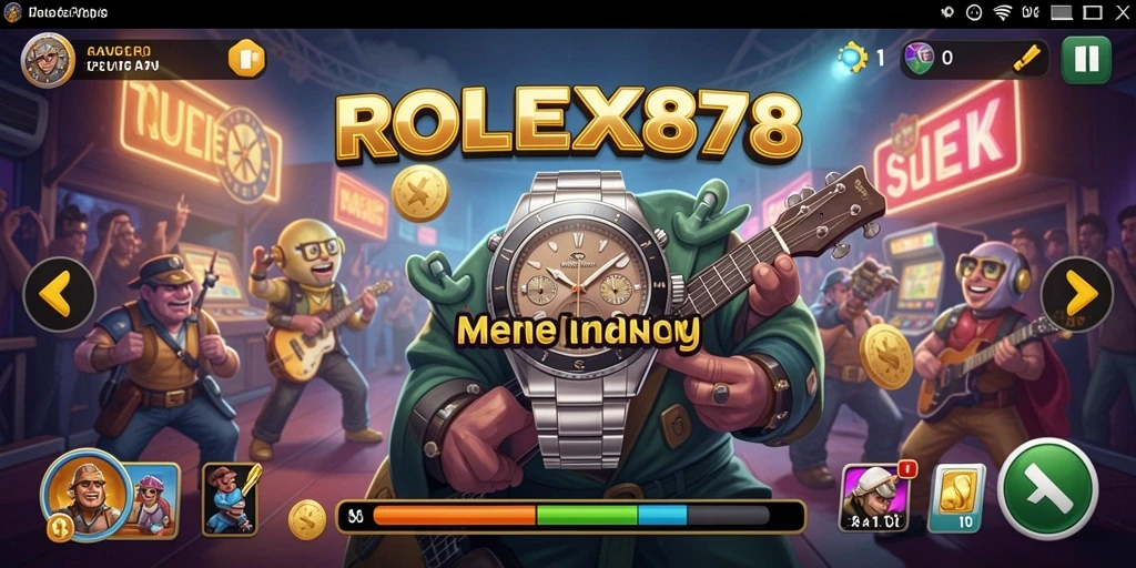 Tangkapan layar utama dari gameplay seru ROLEX878 yang penuh aksi.
