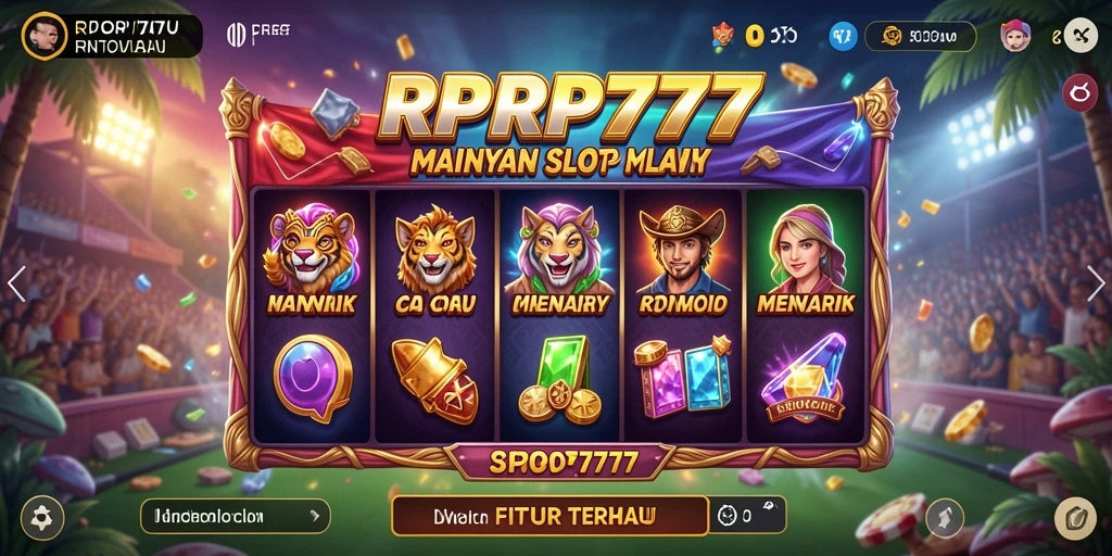 Tampilan menawan gameplay RPRP777 yang penuh aksi slot.